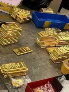 Gold黄金首饰金条古法项链金佛祈福吊坠批发厂家直销
