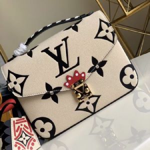 Pochette Metis手袋配可拆卸并调节的肩带实现可肩背