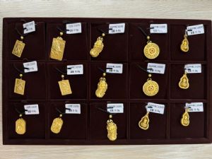 黄金金条戒指项链首饰古法手镯批发商厂家直销