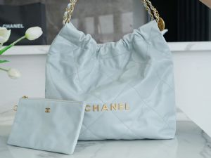 22bag手袋 montebello原厂ZP皮雾霾蓝垃圾袋单肩包