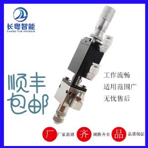 精密点胶阀不锈钢顶针式点胶气动小流量UV胶涂胶