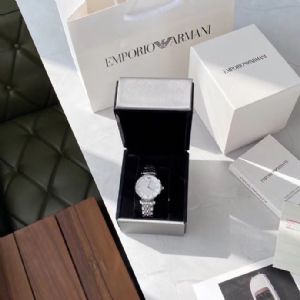 得物爆款EMPOR ARMLOANI满天星镶钻机械女手表工厂批发