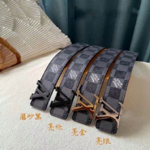现代时尚穿戴lv腰带男士皮带，原厂皮全钢五金精心制作