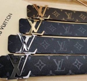 lv腰带高品质男士皮带，全钢五金进口牛皮正品复制
