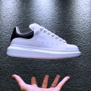 亚历山大麦昆普利姆索尔帆布鞋低帮时装厚底休闲运动小白鞋