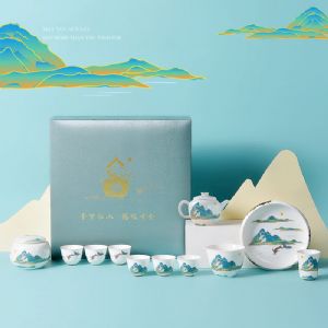 文创套装礼品定制批发，文创茶具套装，文创主人杯套装，可一件代发