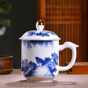 景德镇陶瓷办公杯生产定制厂家