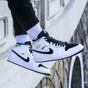 耐克AJ1乔1乔丹中帮文化篮球鞋小伦纳德554724-121