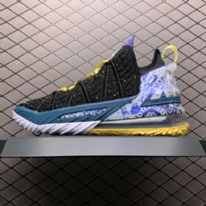 Nike詹姆斯18代黑紫高帮男子篮球鞋 DB7644-003