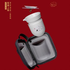 创意礼品旅行套装定做，一壶两杯旅行快客杯套装图片